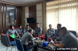 Petugas Lapas Kelas IIA Bukittinggi menikmati Coffee Morning. (Selasa, 09 Januari 2024)