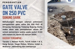 Optimalisasi Air Bersih, Perumda AM Padang Lakukan Penggantian Gate Valve DN 250 PVC di Gunung Sarik