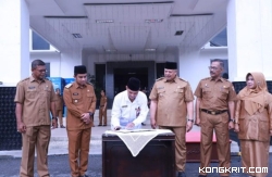 Pemko Solok dan Kemenag Gelar MoU Gerakan Menanam Pohon untuk Calon Pengantin di Kota Solok (Selasa, 2 Januari 2024)