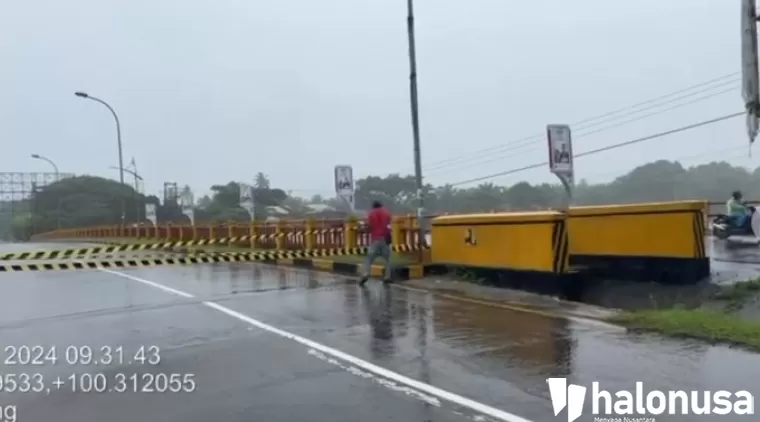 Jalur Menuju Bandara Internasional Minangkabau Ditutup