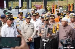 Kakorlantas Mabes Polri menyampaikan temuan saat melakukan patroli (Foto: Divhumas Polri)