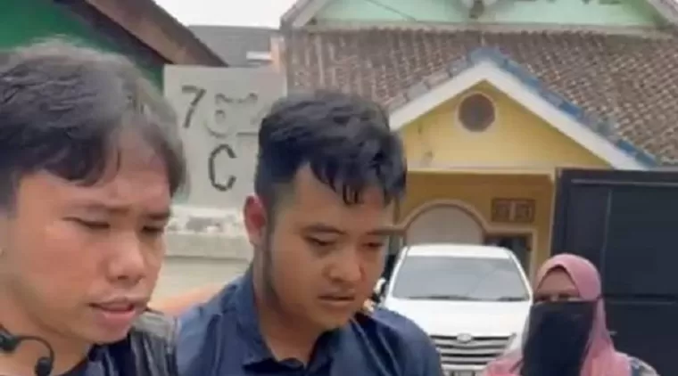 Tangkap Layar video pelaku sedang digiring personel Jatanras Polda Metro Jaya