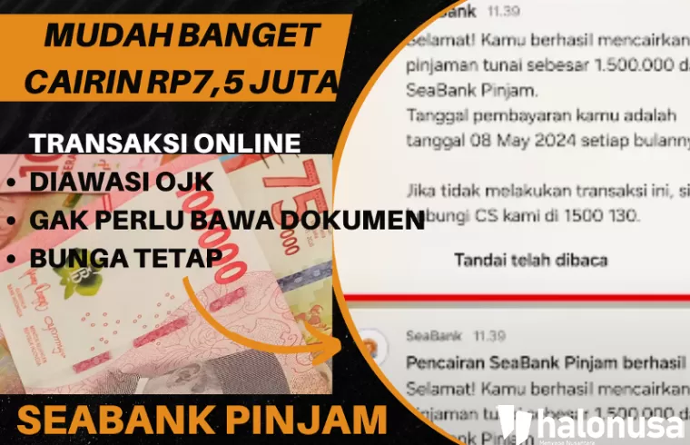 Ilustrasi Pinjaman Bank Seabank (foto: Youtuber Andre Tuwan/Canva)
