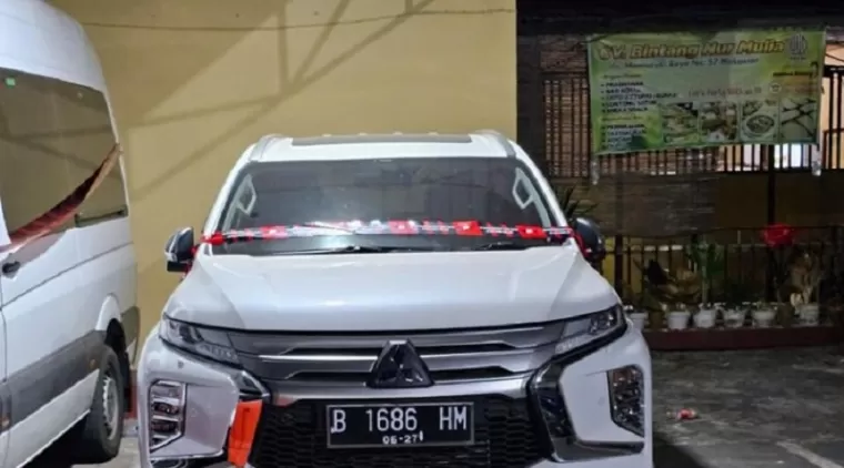 Mobil Pajero milik SYL yang disita oleh KPK (Foto: Dokumen KPK)