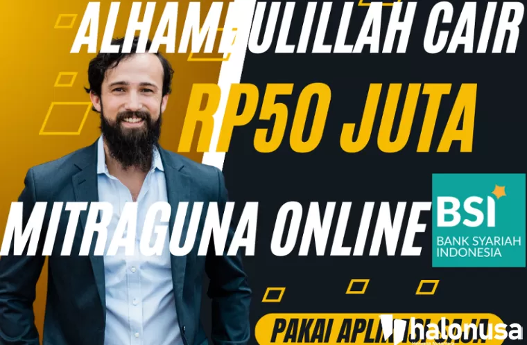 Ilustrasi Pinjaman Bank BSI Mitraguna Online (foto: Canva)