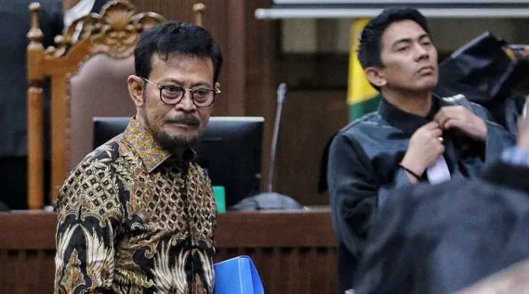 Syahrul Yasin Limpo setelah sidang (Foto: Istimewa)