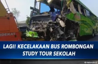 Kecelakaan Bus Study Tour di Tol Jombang, Polisi: Karena Sopir Mengantuk