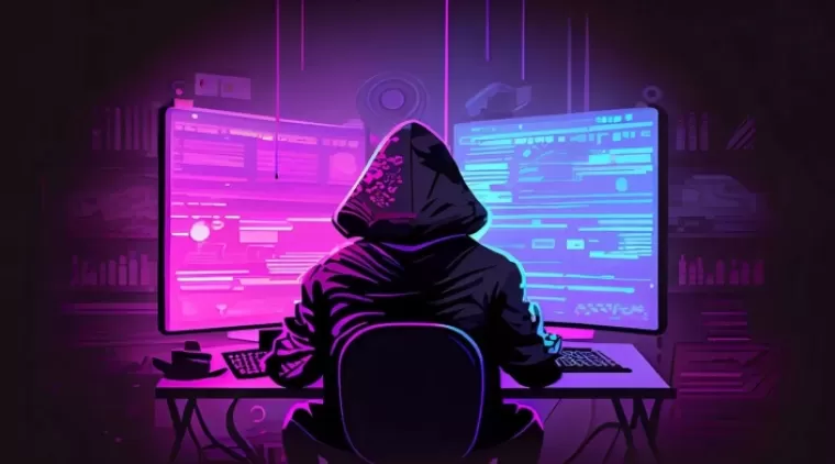 Ilustrasi hacker