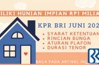 Ilustrasi KPR BRI Juni 2024 (foto: Canva)