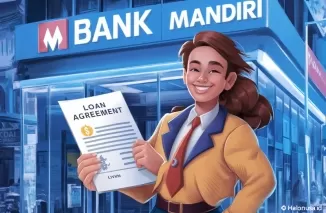 Ilustrasi Pinjaman dari Bank Mandiri (foto: ideogram AI)