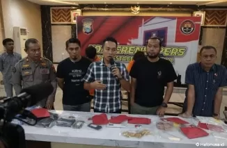 Kasat Reskrim Polres Makassar memaparkan kejadian pembunuhan nenek Tarimah