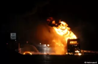 Truk Tangki Pertamina Terbakar di Tol Ngawi, Begini Pengakuan Sopir