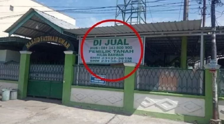 Masjid di Makassar Dijual