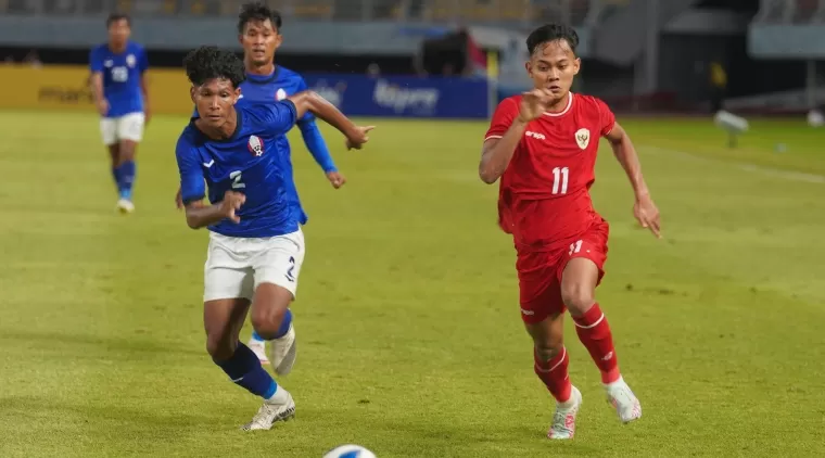 Timnas Indonesia saat menghadapi Kamboja (Foto: PSSI)