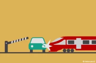 Ilustrasi Kecelakaan Kereta Api