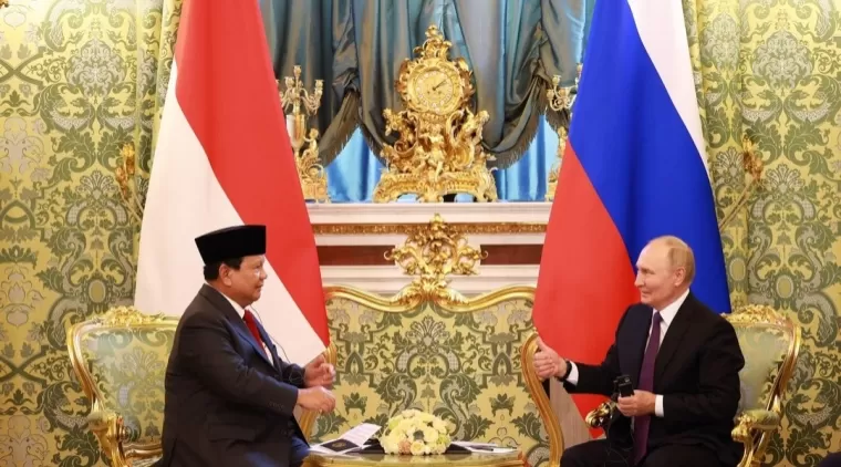 Prabowo Subianto bertemu Putin (Foto: Instagram Prabowo Subianto)