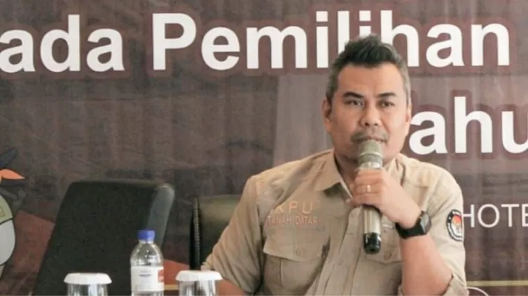 Gusriyono, Ketua Divisi Teknis Penyelenggaraan KPU Tanah Datar. (Foto: Istimewa)