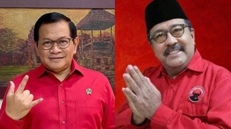 Pramono Anung dan Rano Karno. (Foto: Istimewa)