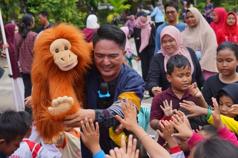 Uda Obe Jo Golin Kundang pada acara Pamenan Anak 2024. (Foto: Istimewa)