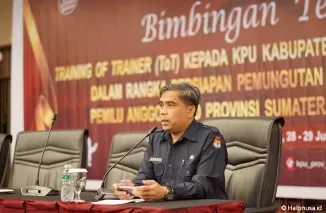 Plt Sekretaris KPU Sumbar, Irzal Zamzami. (Foto: Istimewa)