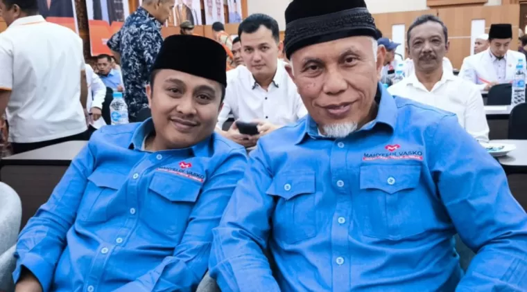 Pasangan calon Gubernur dan Wakil Gubernur Sumbar, Mahyeldi-Vasko. (Foto: Istimewa)