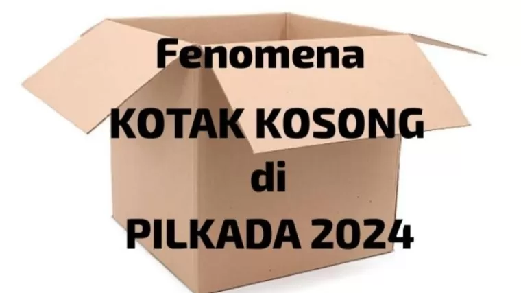 Ilustrasi kotak kosong pada Pilkada 2024. (Foto: Istimewa)