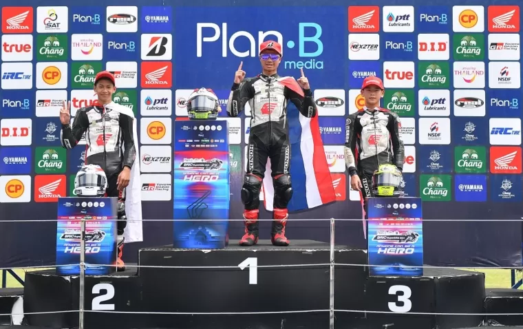 Pembalap Astra Honda Sabet Podium Pertama di Thailand Talent Cup 2024