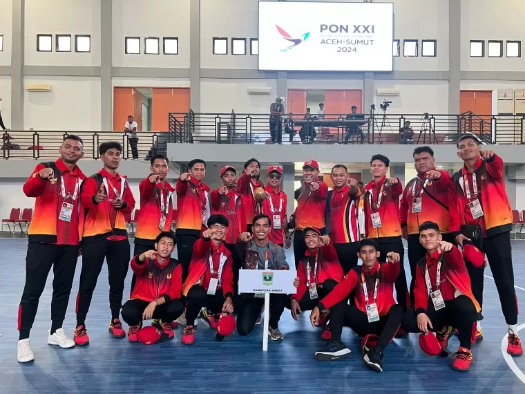 Tim Bola Tangan Sumbar Runner Up Grup B, Peluang Medali Masih Terbuka