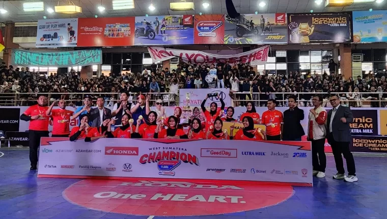 Tim Putri Adabiah 2 Rengkuh Juara Honda DBL 2024 West Sumatera Series