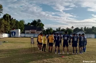 Sesi latihan Tim Sepakbola Sumbar jelang hadapi NTT di PON XXI Aceh-Sumut 2024. (Foto: Istimewa)