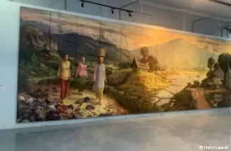 Komunitas Belanak Gelar Pameran Seni Rupa 'Pulang' di Galeri Taman Budaya Sumatera Barat. (Foto: Istimewa)