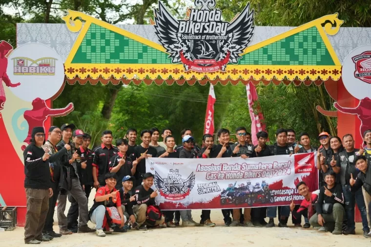 AHSB Ramaikan Honda Bikers Day Sumatera 2024