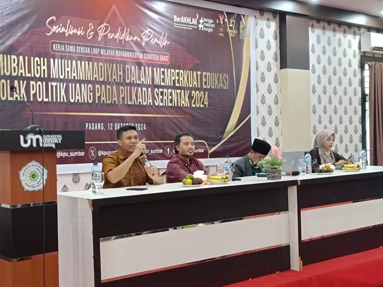 Melalui Para Mubaligh, KPU Sumbar Ajak Masyarakat Tolak Politik Uang