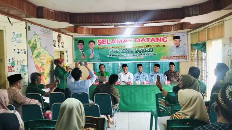 Miliki Basis 17 Ribu Suara, PPP Kabupaten Solok Nyatakan Dukungan Penuh untuk Mahyeldi-Vasko