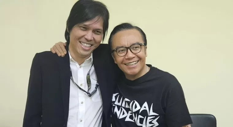 Once Mekel bersama Ari Lasso. (Foto: Instagram @oncemekelofficial)