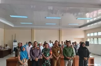 Sosialisasi Pendidikan Pemilih Tingkat Kecamatan Padang Utara. (Foto: Halonusa/dewi)