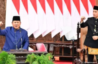 Pelantikan Presiden dan Wakil Presiden RI periode 2024-2029. (Foto: BPMI Setpres)