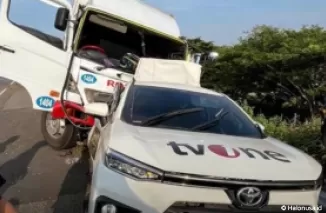 Penampakan kendaraan yang terlibat kecelakaan di Tol Pemalang KM 315. (Foto: detik.com)