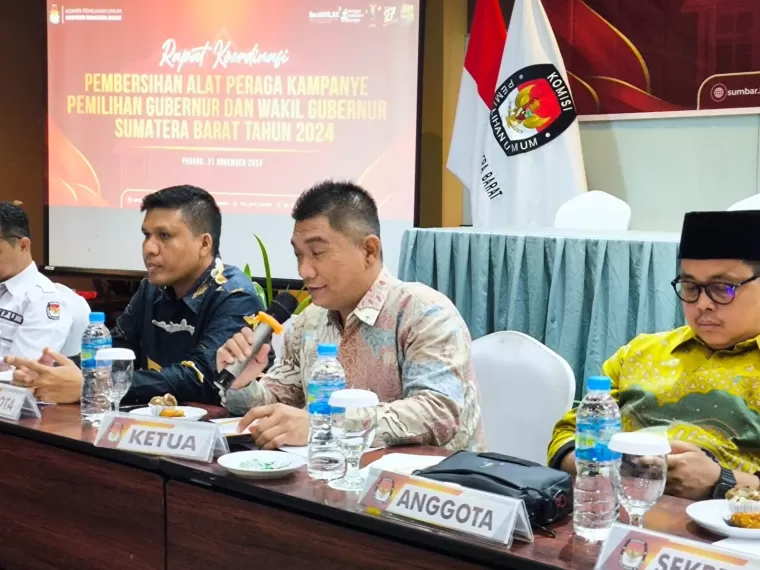 Akun Resmi Paslon Pilkada Sumbar Harus Ditakedown Sebelum 24 November 2024