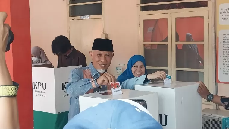 Mahyeldi-Vasko Kuasai Quick Count Pilgub Sumbar 2024, Unggul 76,76 Persen