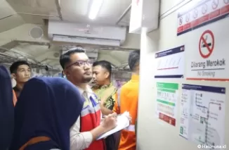 KAI Divres Sumbar menggelar Rampcheck guna memastikan layanan selama Nataru berjalan baik. (Foto: Humas KAI Divre II Sumbar)