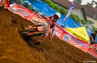 Melaju Kencang Selepas Cidera, Crosser AHM Raih Dua Podium Pada Final Kejurnas Motocross