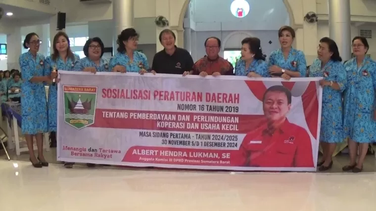 Albert Hendra Lukman Dorong UMKM Bangkit Lewat Sosialisasi Perda No 16 Tahun 2019