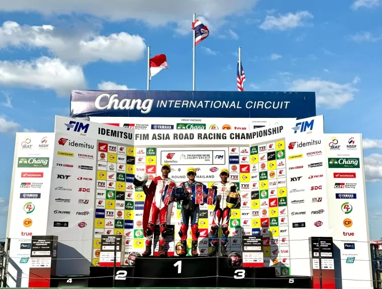 Pebalap AHRT Double Podium di Race 1 ARRC Buriram