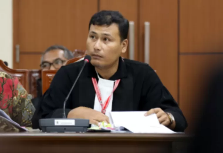 Viktor Marpaung, dalam sidang lanjutan Perselisihan Hasil Pemilihan Umum (PHPU) di Mahkamah Konstitusi (MK), Rabu (22/1/2025). (Foto: halaman resmi MK RI)