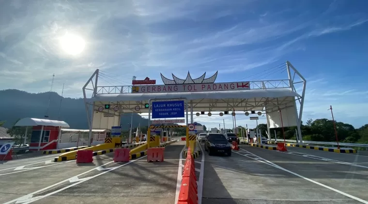 Tol fungsional Padang-Sicincin. (Foto: Hutama Karya)