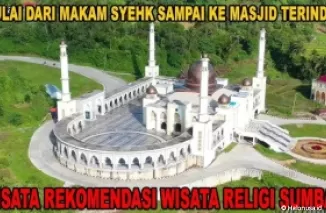 Wisata religi di Sumbar yang wajib dikunjungi. (Foto: YouTube)