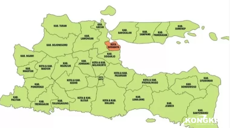 Ini Daftar 29 Kabupaten Terkaya di Jawa Timur, Kabupaten Kalian Nomor Berapa? [Part 1] (Foto: Dok.Istimewa)