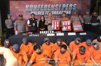 Polres Tulungagung Berhasil Ungkap 81 Kasus Narkoba dan Amankan 87 Tersangka, Segini Barang Buktinya (Foto: Dok.Istimewa)