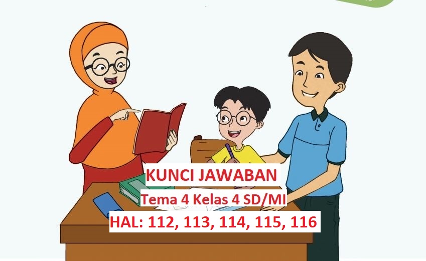 LENGKAP Kunci Jawaban Tema 4 Kelas 4 Halaman 112 113 114 115 116 Pembelajaran 3 Subtema 3